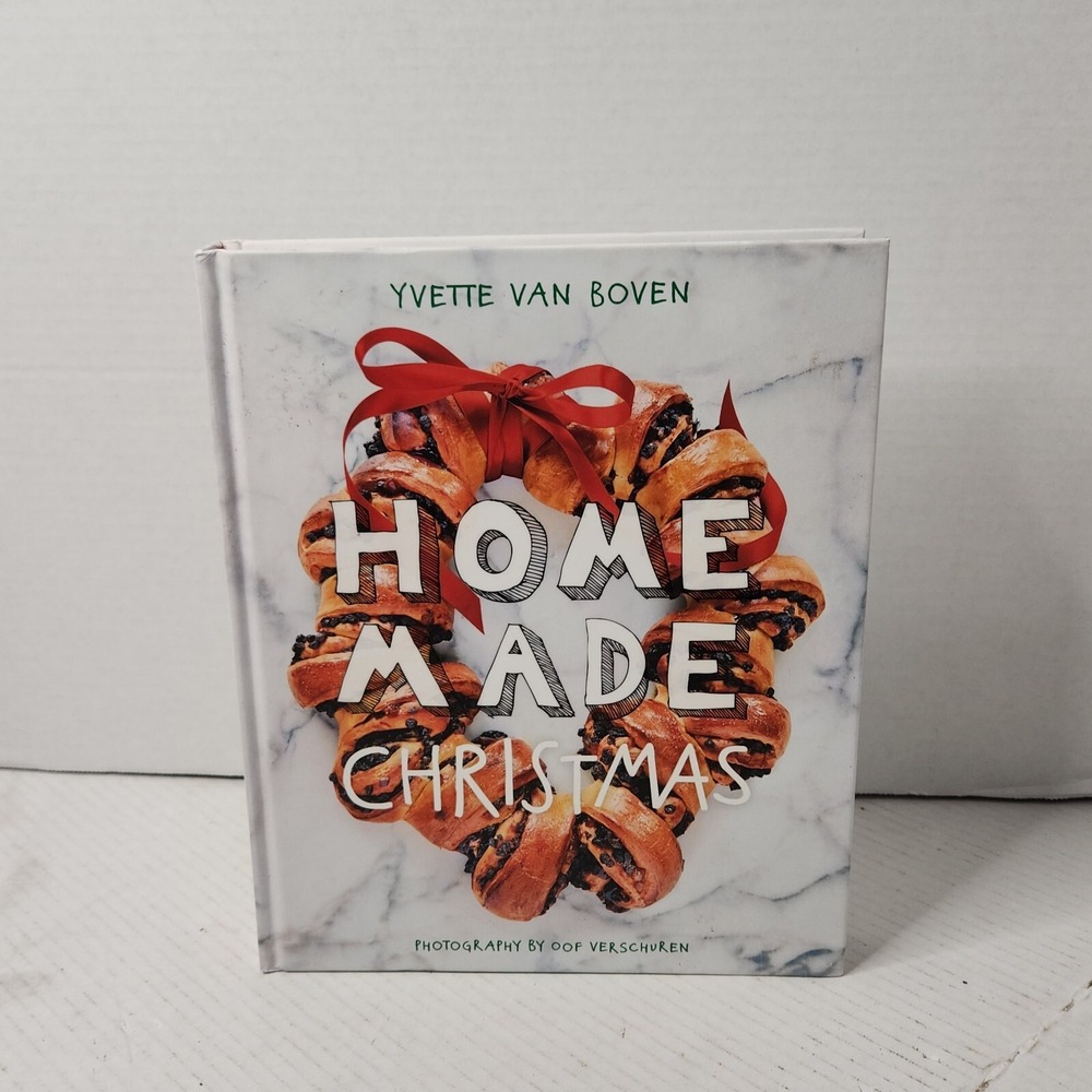Home Made Christmas by Van Boven, Yvette Hardcover Holiday Cookbook Abrams GOOD